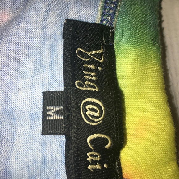 "Stay Chill" Tie Dye Crop Top - Picture 2 of 6